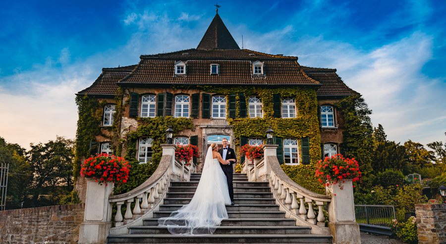 Hochzeit auf Schloss Linnep in Ratingen